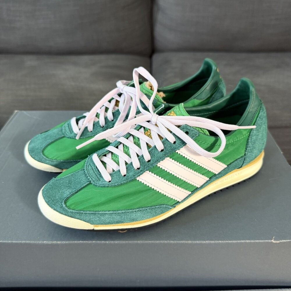 adidas SL72 Collegiate Green Casual Retro Sneakers Women's Size 6